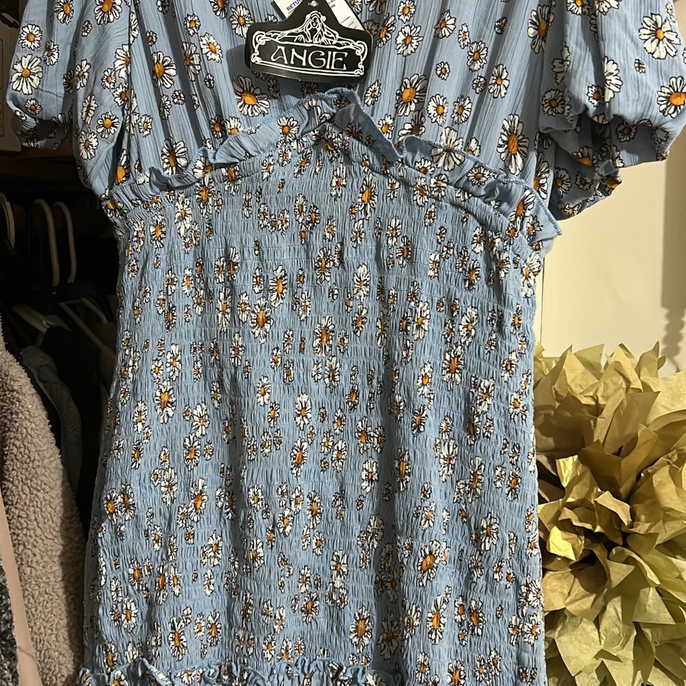 Angie Blue Floral Dress